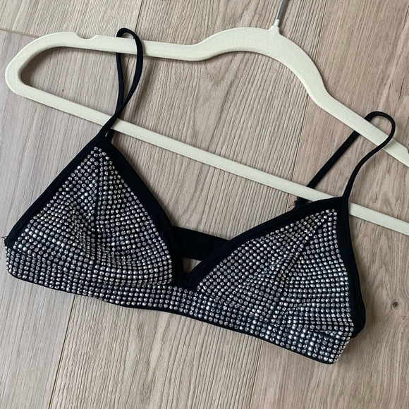 Gemstone Sparkly Bra NYE - Picture 4 of 5